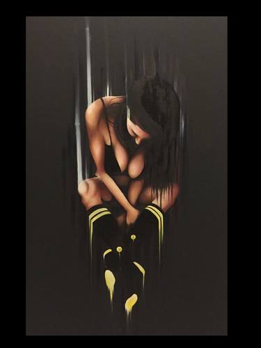 Original Erotic Painting by TONE XZST