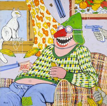 Original Humor Paintings by George Kocar