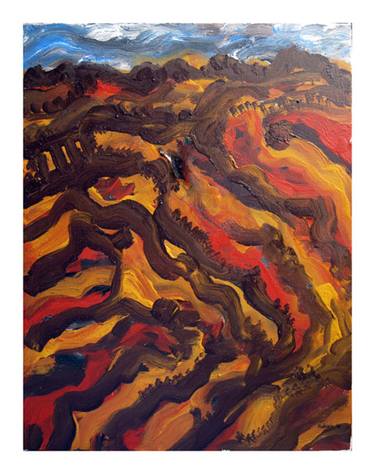 Original Landscape Painting by charles rajkovic