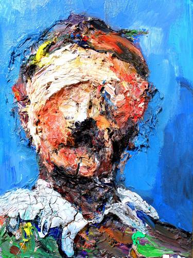 Print of Expressionism Portrait Paintings by Massimo Damico