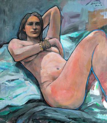 Print of Nude Paintings by Massimo Damico