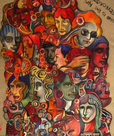 Print of People Paintings by Massimo Damico