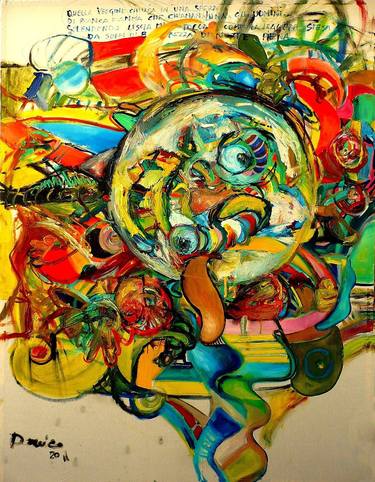 Original Abstract Paintings by Massimo Damico