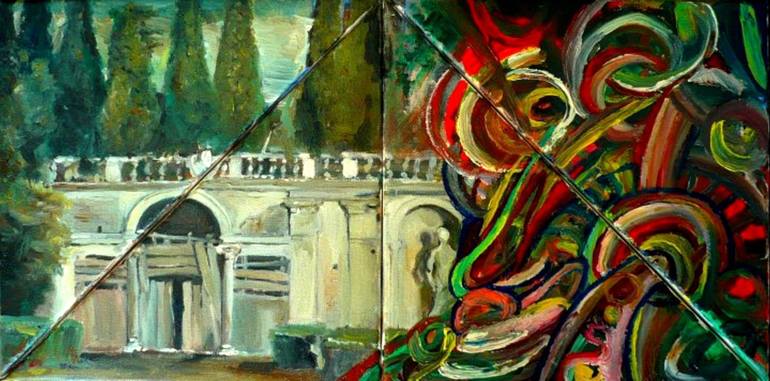 Look! what is going on? Painting by Massimo Damico | Saatchi Art