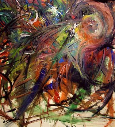 Original Abstract Expressionism Abstract Paintings by Massimo Damico
