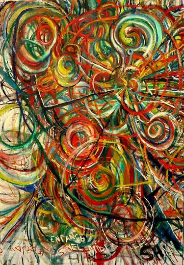 Original Abstract Paintings by Massimo Damico