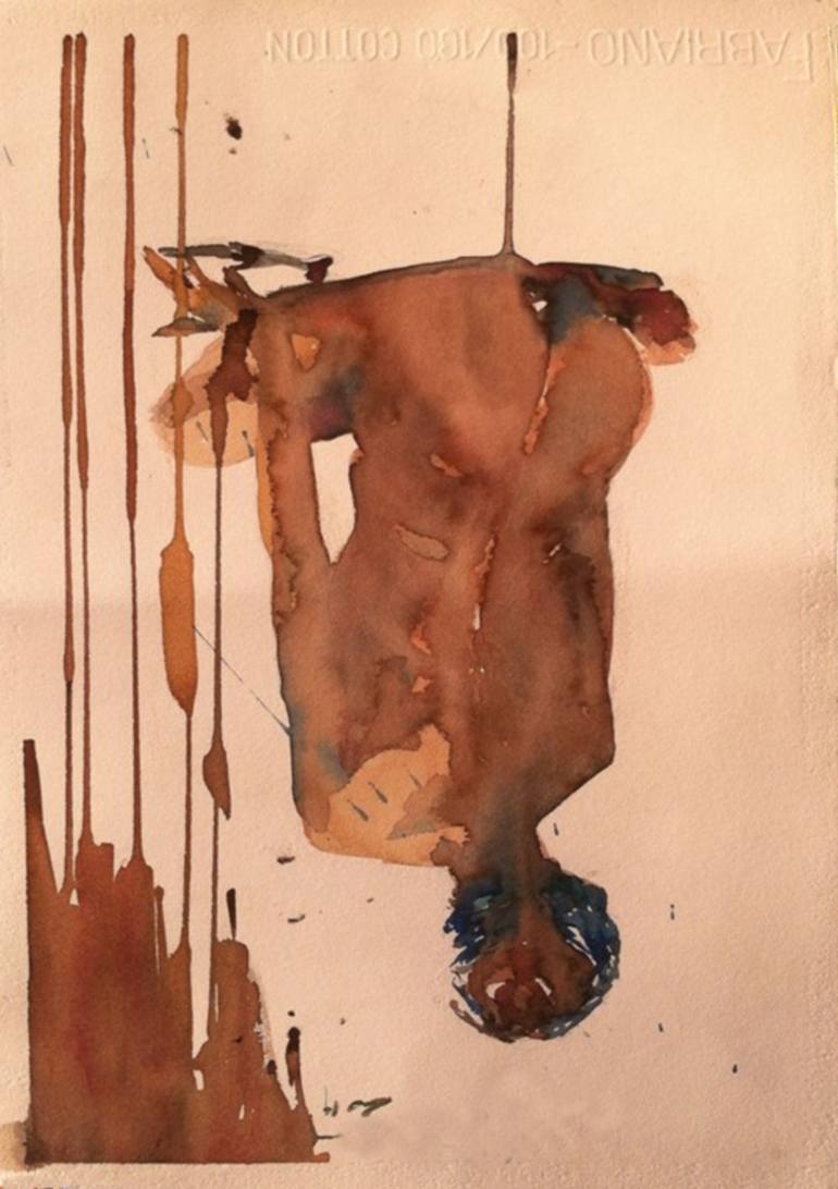 Original Nude Painting by Massimo Damico
