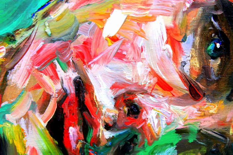 Original Expressionism Nude Painting by Massimo Damico