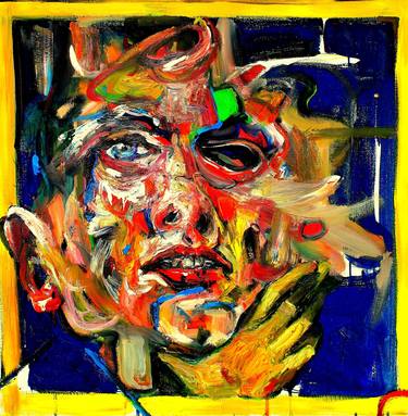 Original Expressionism Portrait Paintings by Massimo Damico