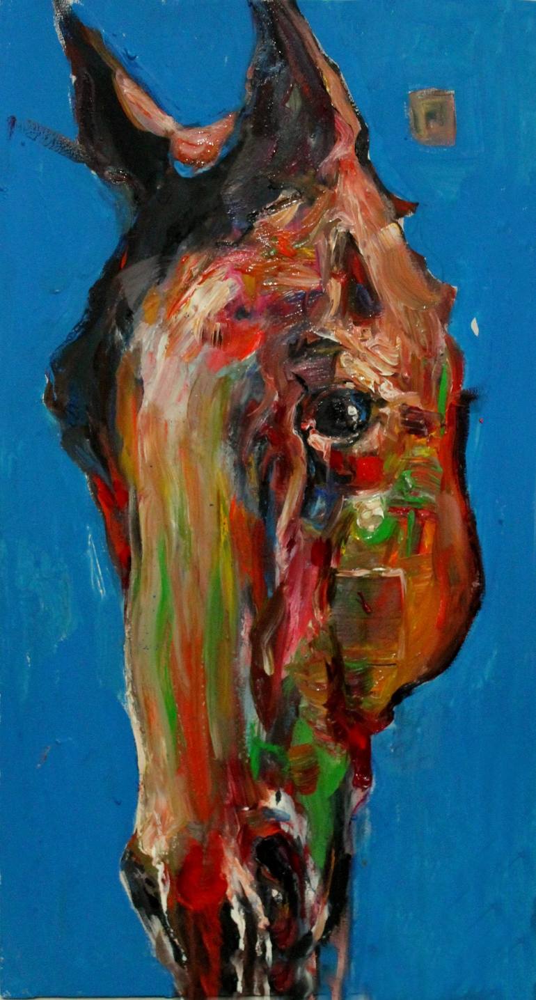 Original Expressionism Animal Painting by Massimo Damico