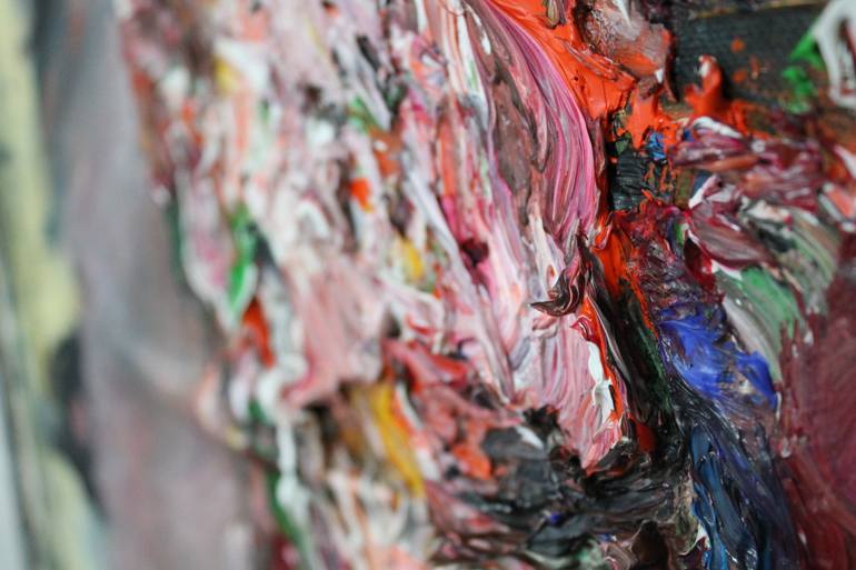 Original Expressionism Portrait Painting by Massimo Damico