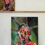 artwork in progress in the studio