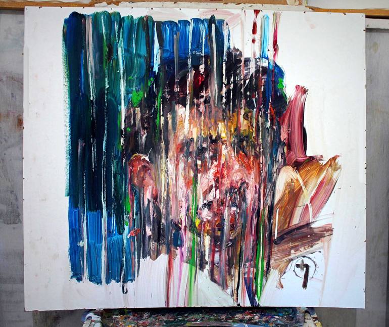 Original Portraiture Portrait Painting by Massimo Damico