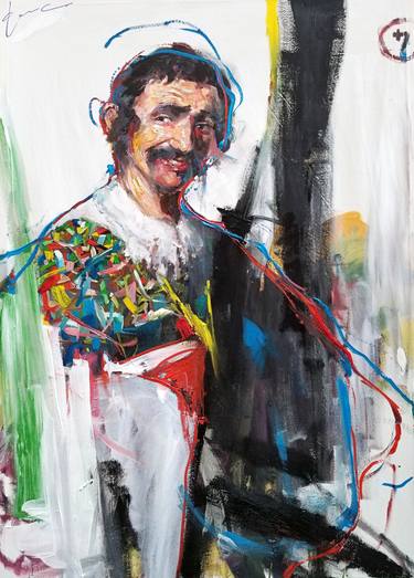 Print of Expressionism Portrait Paintings by Massimo Damico