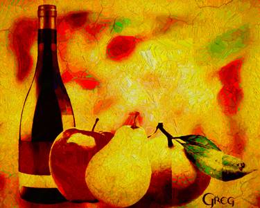 Print of Figurative Food & Drink Mixed Media by Greg Rosales