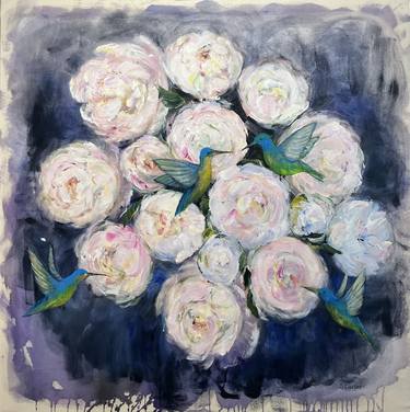 Original Floral Paintings by Sylvie Carter