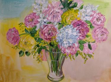 Print of Floral Paintings by Sylvie Carter