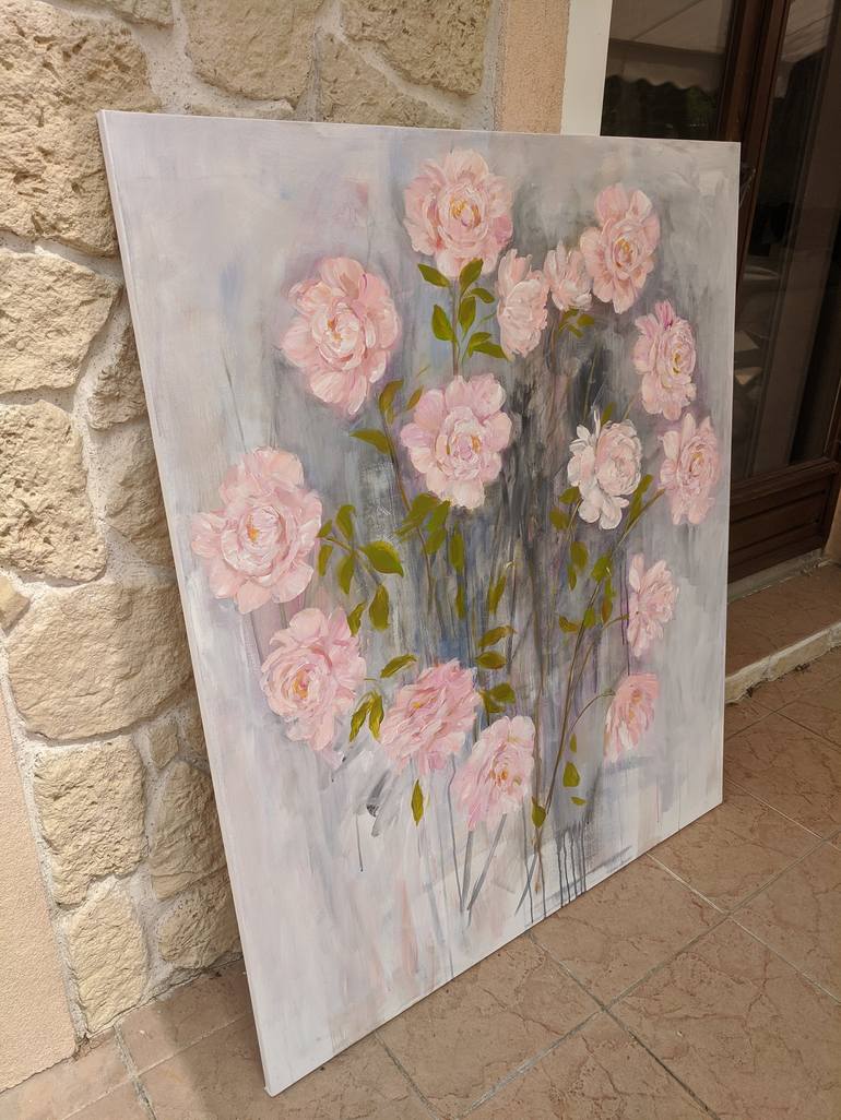 Original Floral Painting by Sylvie Carter