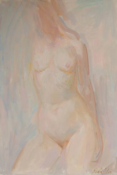 Original Fine Art Nude Painting by Seda Adilkhanian