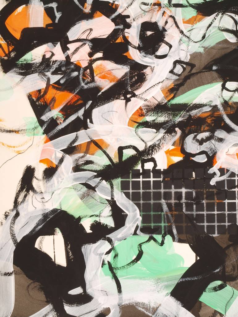 Original Abstract Graffiti Painting by Made In Germany