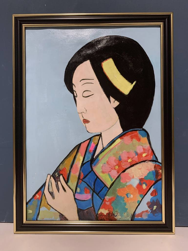 Original Contemporary People Painting by Vita Schagen