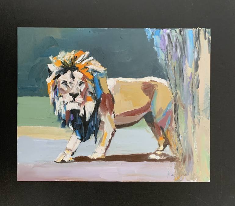 Original Expressionism Animal Painting by Vita Schagen