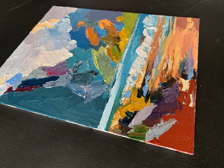 Original Abstract Expressionism Landscape Painting by Vita Schagen