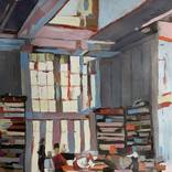 Memento Mori. Still Life With Old Books, Painting by Vita Schagen