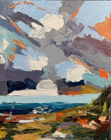 Print of Expressionism Landscape Paintings by Vita Schagen