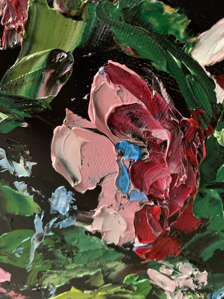 Original Expressionism Floral Painting by Vita Schagen