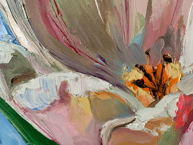 Original Contemporary Floral Painting by Vita Schagen