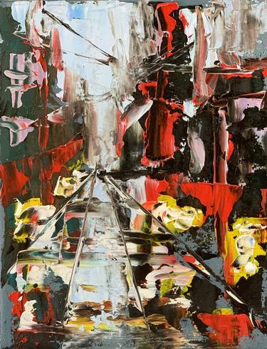 Print of Abstract Expressionism Cities Paintings by Vita Schagen