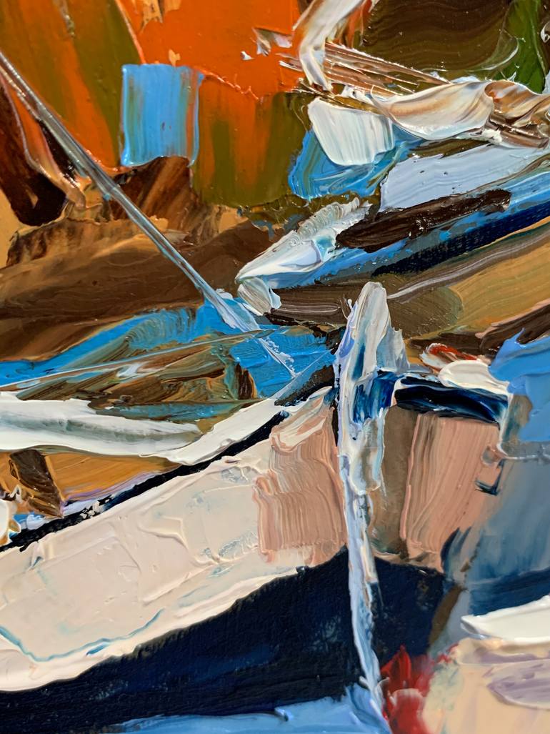 Original Contemporary Seascape Painting by Vita Schagen