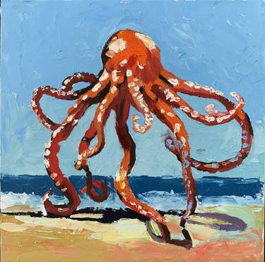 Red Octopus. thumb