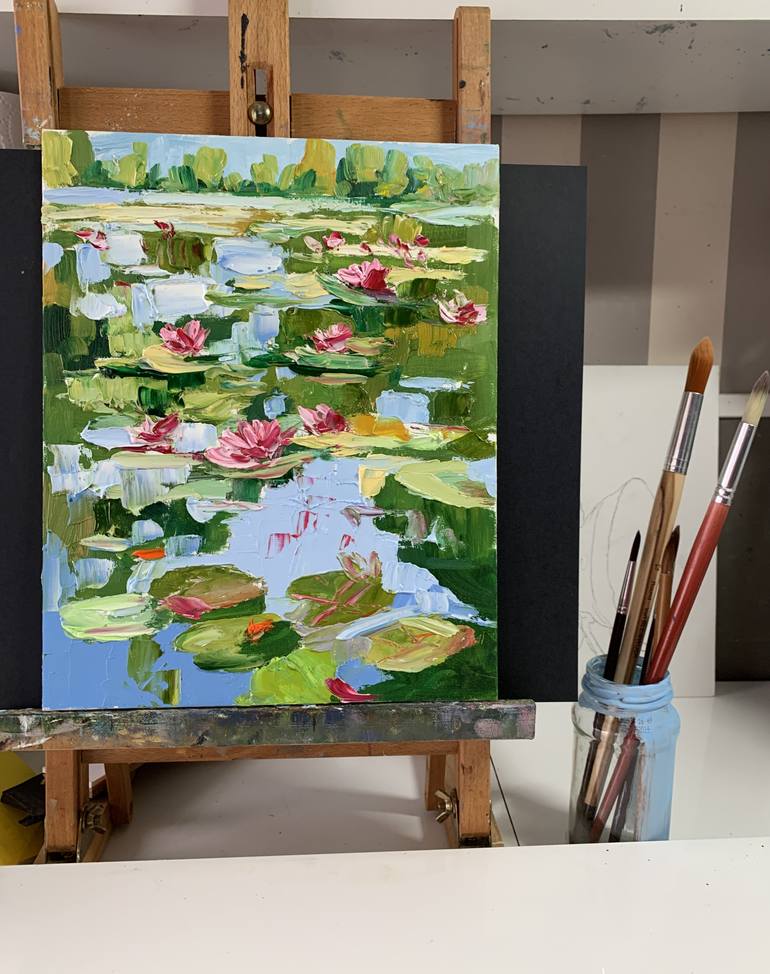 Original Abstract Expressionism Landscape Painting by Vita Schagen