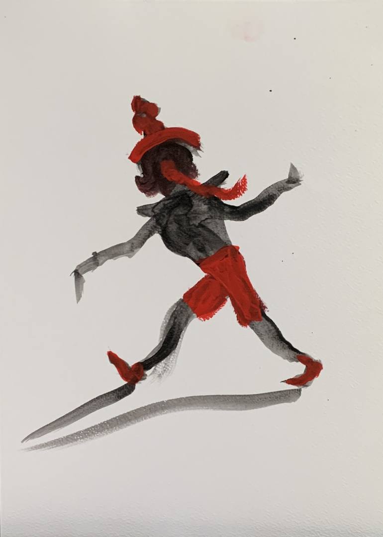 Print of Abstract People Paintings by Vita Schagen