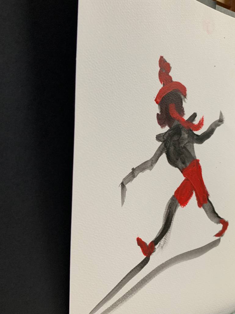 Original Abstract People Painting by Vita Schagen