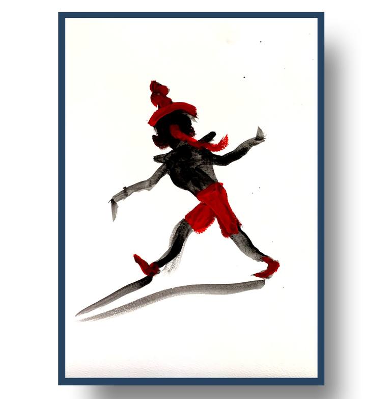 Original Abstract People Painting by Vita Schagen