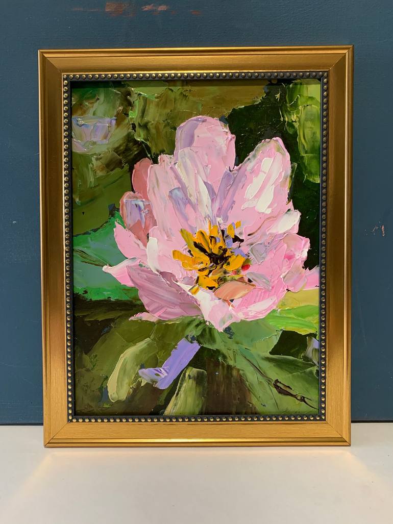 Original Abstract Expressionism Floral Painting by Vita Schagen