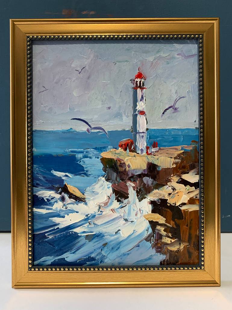 Original Contemporary Seascape Painting by Vita Schagen