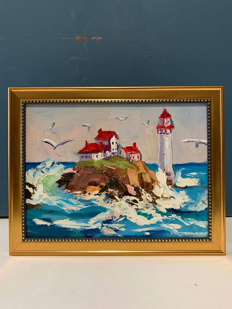 Original Contemporary Seascape Painting by Vita Schagen