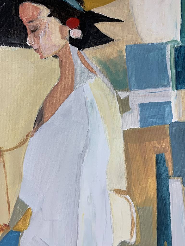 Original Figurative Geometric Painting by Vita Schagen