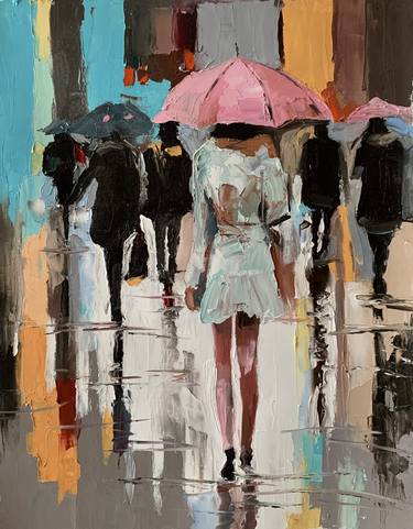 Original Expressionism Cities Paintings by Vita Schagen