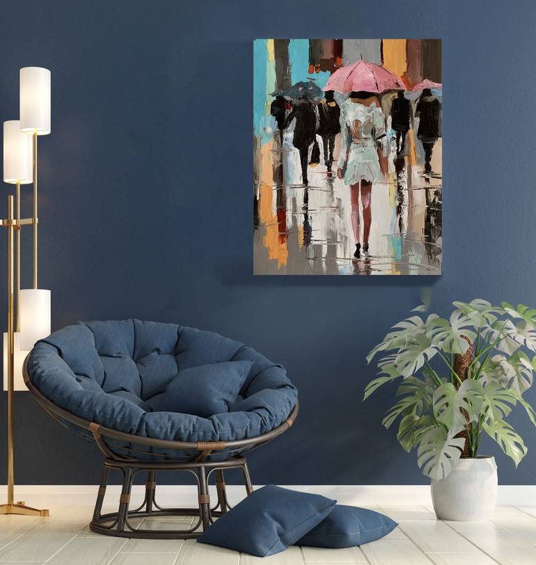 Original Contemporary Cities Painting by Vita Schagen