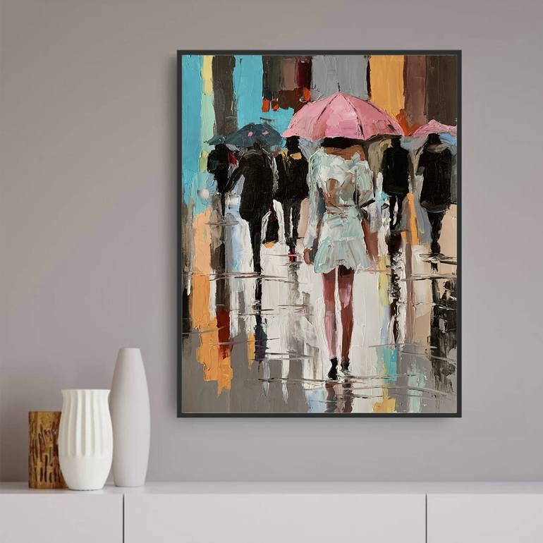 Original Contemporary Cities Painting by Vita Schagen
