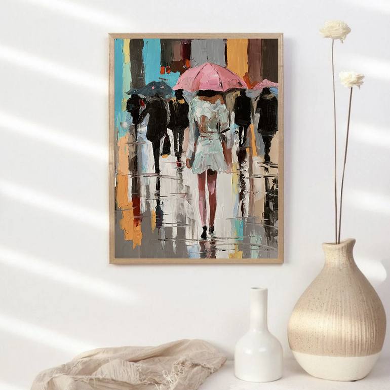 Original Contemporary Cities Painting by Vita Schagen