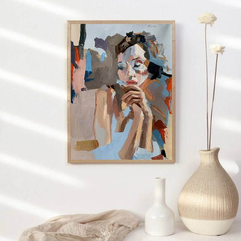 Original Expressionism Cities Painting by Vita Schagen