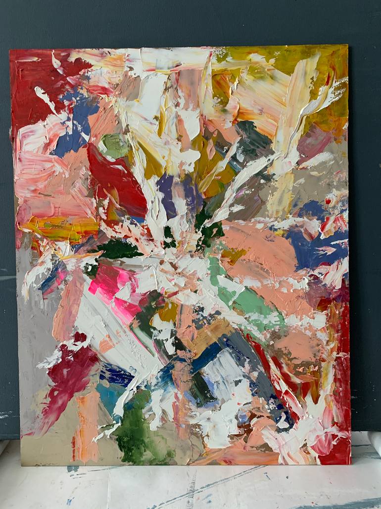 Original Abstract Expressionism Abstract Painting by Vita Schagen