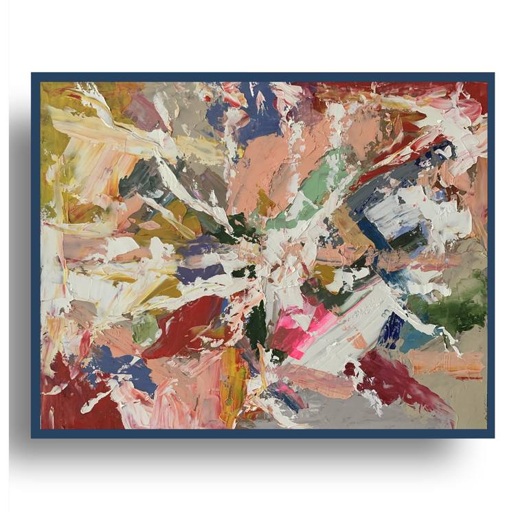 Original Abstract Expressionism Abstract Painting by Vita Schagen