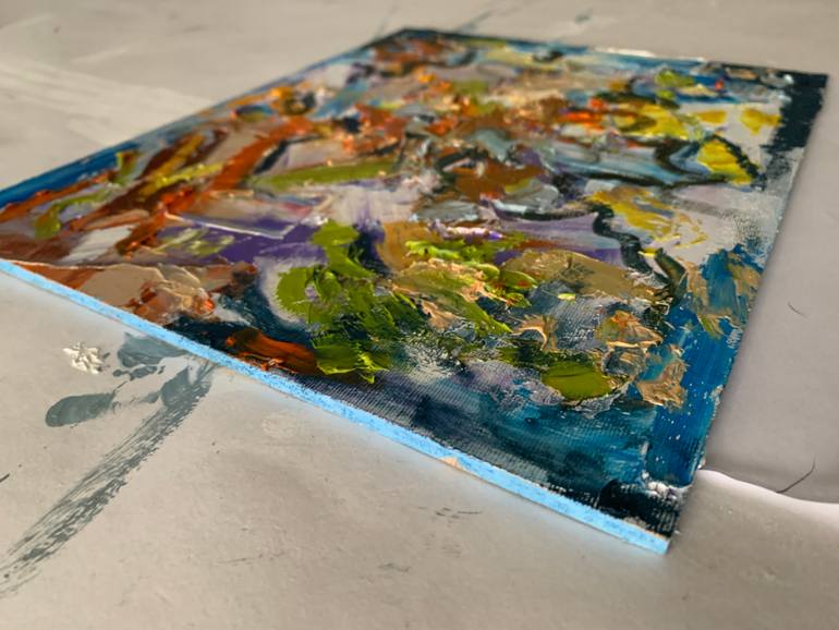 Original Abstract Expressionism Abstract Painting by Vita Schagen